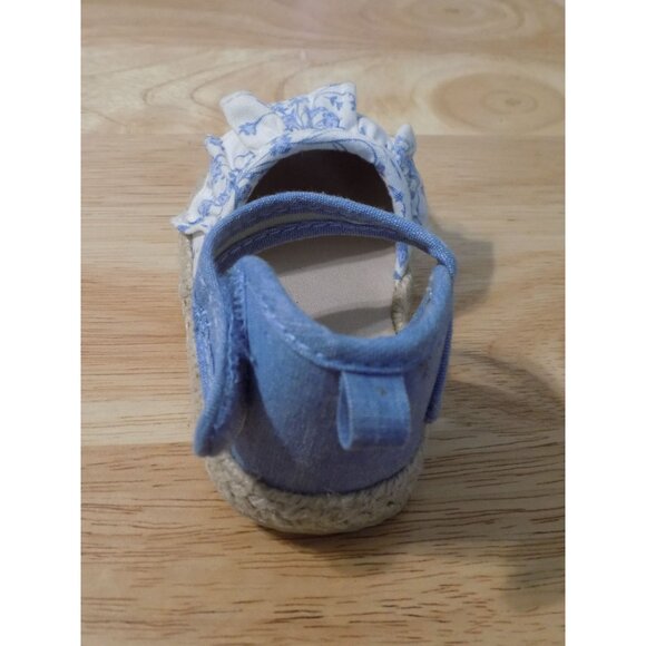 H&M Denim & Floral Print Toddler Shoes 18-19 - Picture 5 of 9